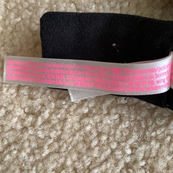 PINK Everywhere Wireless Lightly Lined Gray Black Logo Cotton Bra Size 32DD - Picture 6 of 8